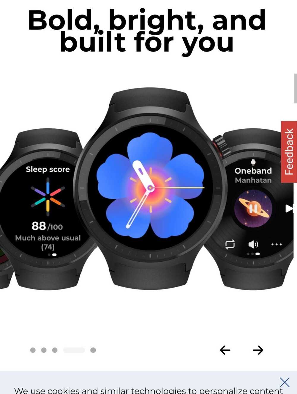 Android Motorola Moto Watch — Black Model # XT2547-2 - Picture 3 of 15